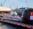 U-Boot-Doppeltaufe in Kiel: zwei U-Boote des Typs  von thyssenkrupp Marine Systems für Singapur (Foto: thyssenkrupp AG)