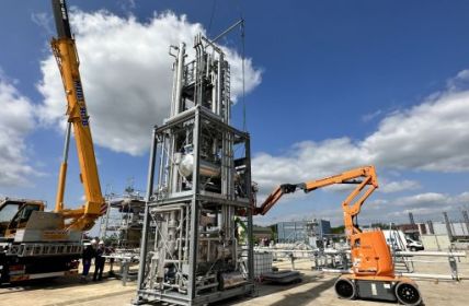 H2dry-Anlage in Rüdersdorf geht in Betrieb: Grüner Wasserstoff jetzt (Foto: EWE. Nadine Auras)