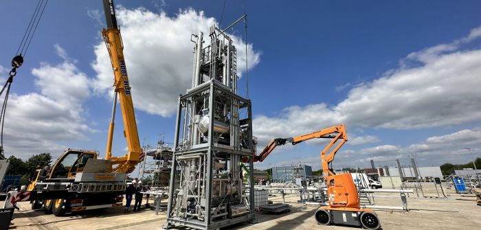 H2dry-Anlage in Rüdersdorf geht in Betrieb: Grüner Wasserstoff jetzt (Foto: EWE. Nadine Auras)
