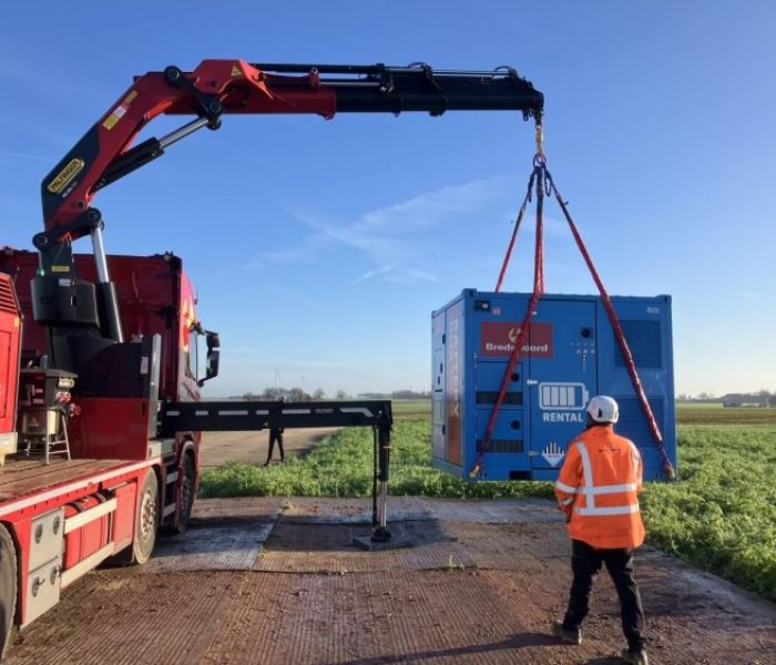 Bredenoord Battery Box 150 auf einem Bredenoord?LKW (Foto: Bredenoord)
